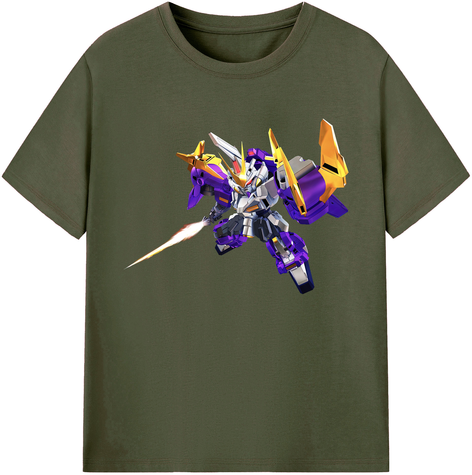 （画像用） 機動戦士ガンダム Mobile Suit Gundam 綿100％ メンズ半袖Tシャツ｜肌触りやわらか＆通気性